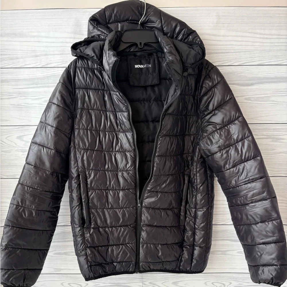 Fashion Nova Men Black‎ Puffer Jacket
